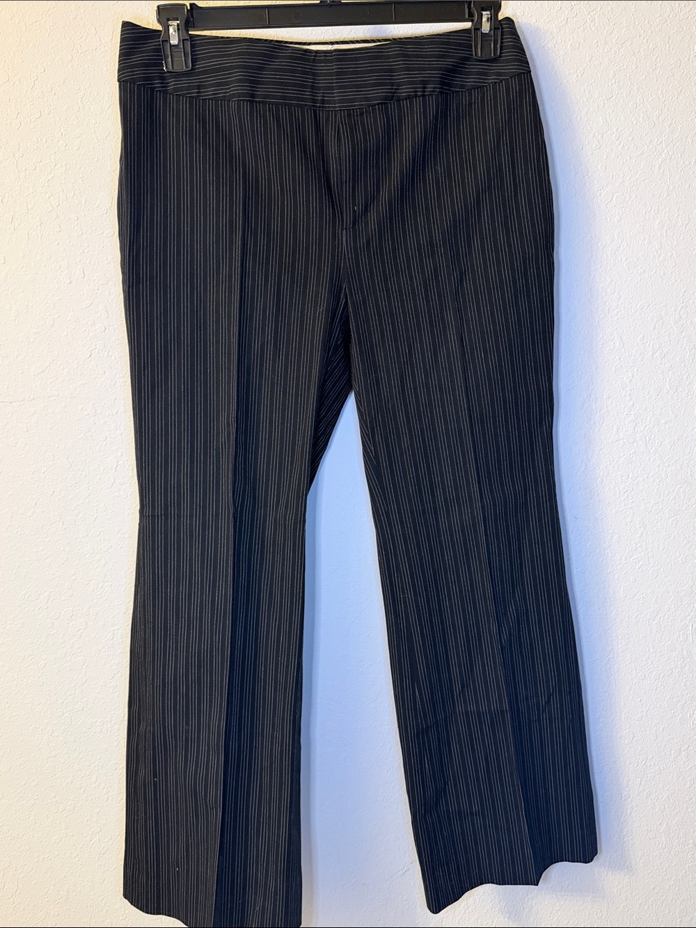 Banana Republic black pinstripe dress pant women’s size 10P